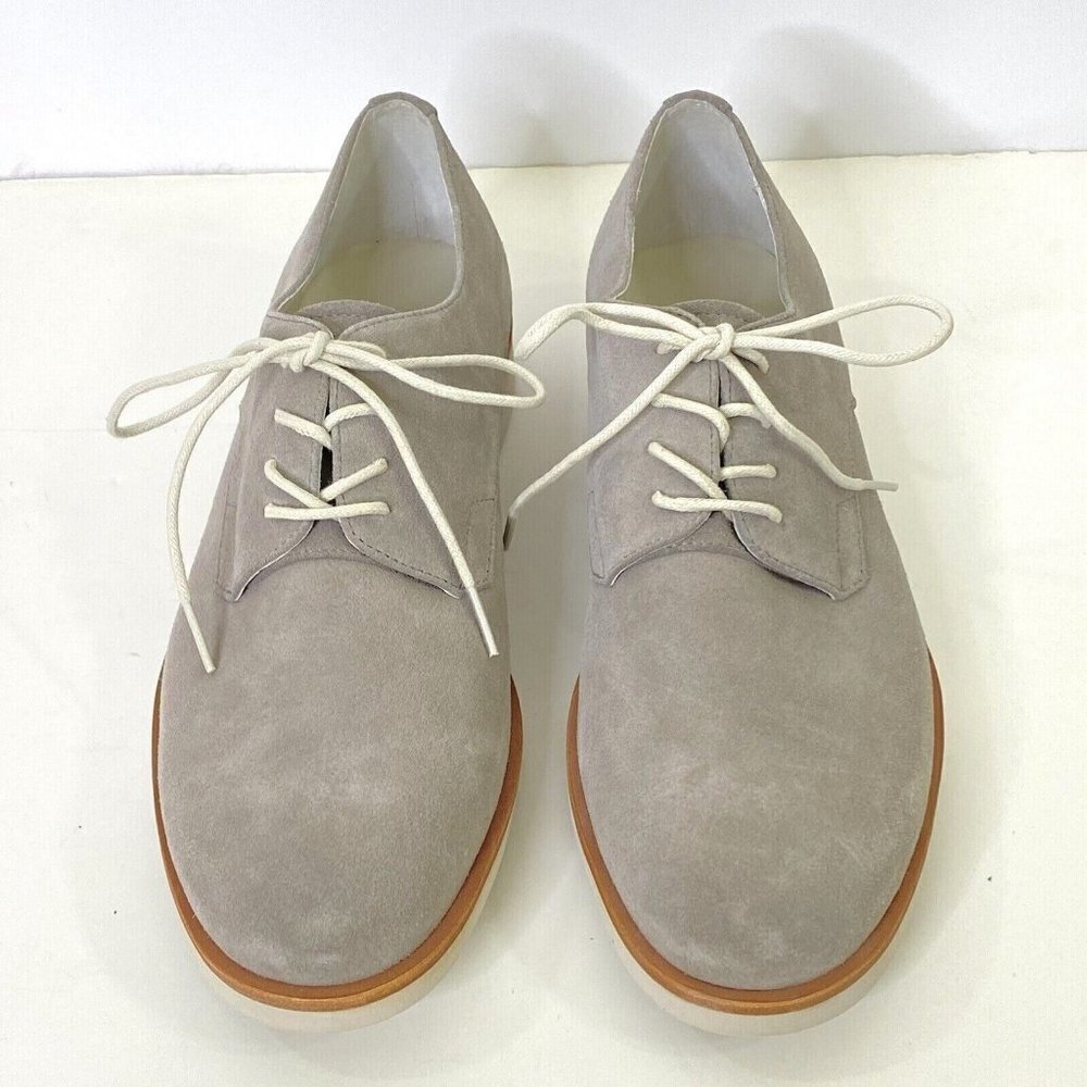 Calvin Klein Faustino Men's Size 10 M Oxfords Suede Shoes Oily Toffee